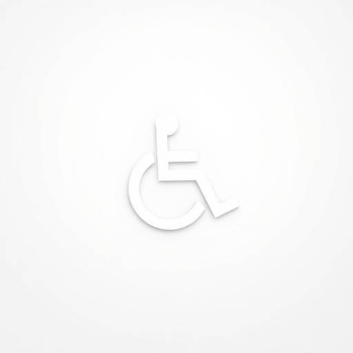 Accessibility icon, symbolizing inclusivity and access for all